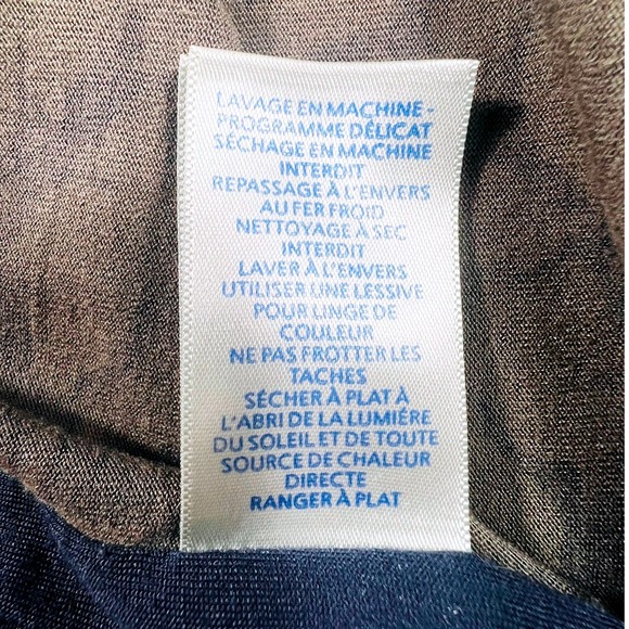 Boden Jersey Wrap Dress Blue Gray Baroque Print Long Sleeve Plus Size 16R - Picture 8 of 11